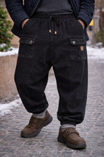 قم بتحميل الصورة إلى المعرض، سروال قندريسة جينز شتوي