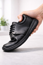 قم بتحميل الصورة إلى المعرض، حذاء رجالي أسود مريح للعمل  SIEUR  ✓✓